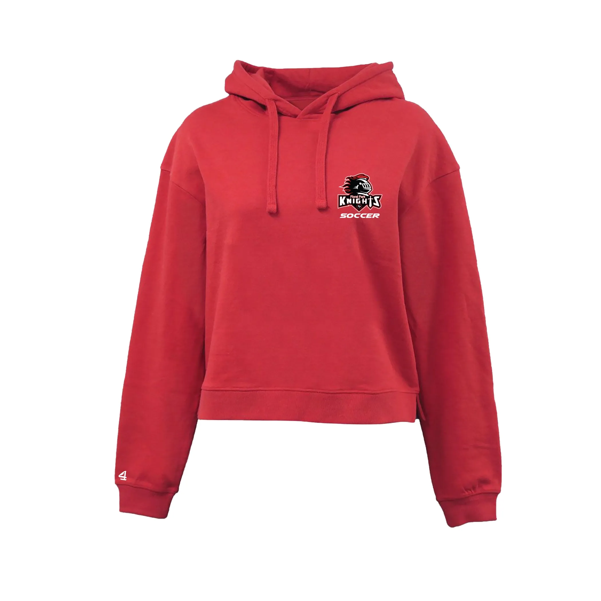 Floral Park Soccer Cropped Fleece Hoodie