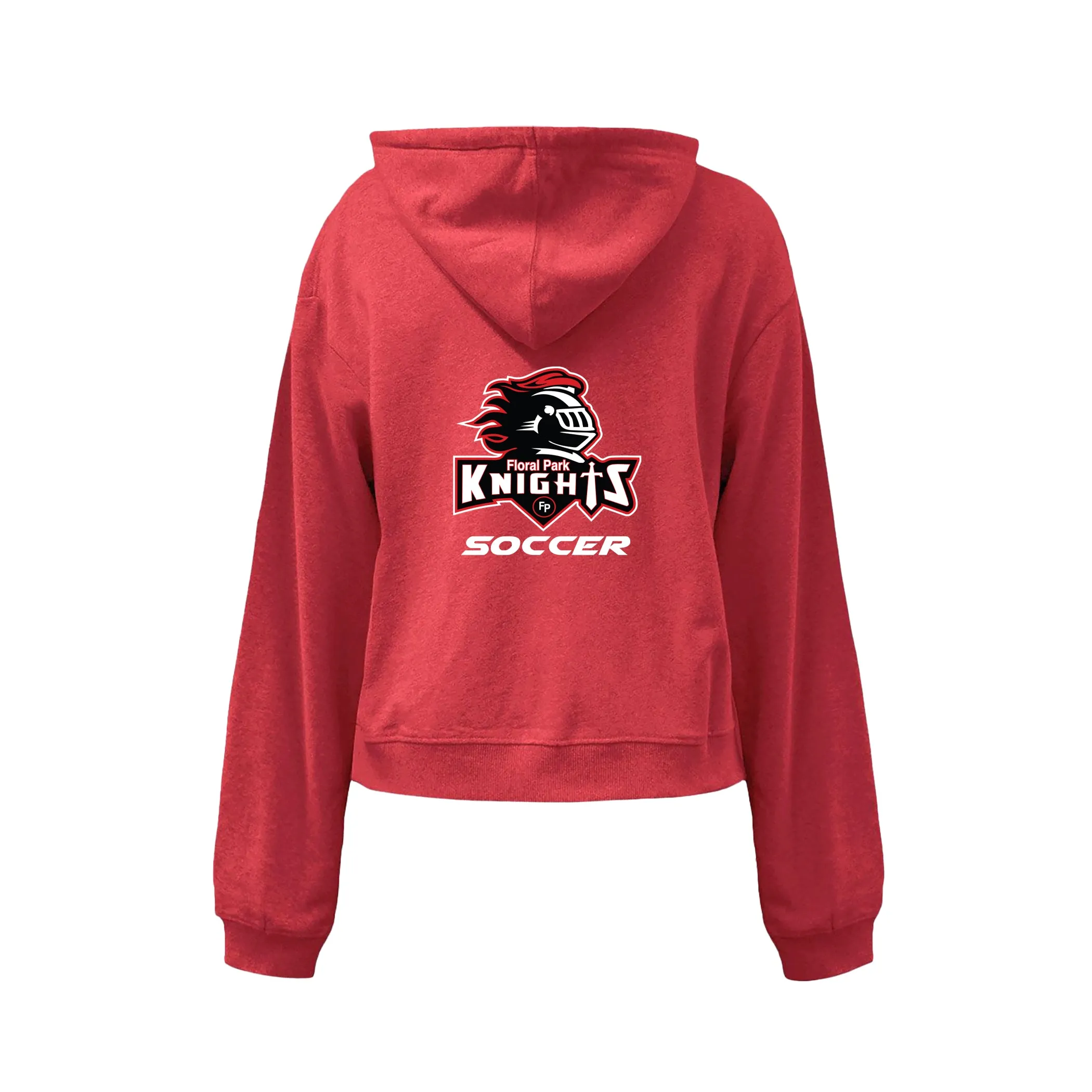 Floral Park Soccer Cropped Fleece Hoodie