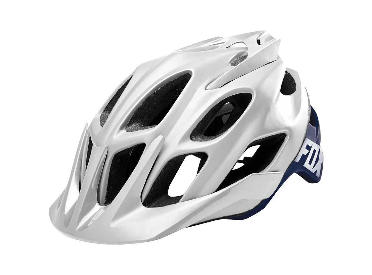 Fox Racing Flux Creo MTB Helmet - White-Navy - 2017