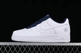 Fragment design x Nike Air Force 1 07 Low White Dark Blue TT0801-606