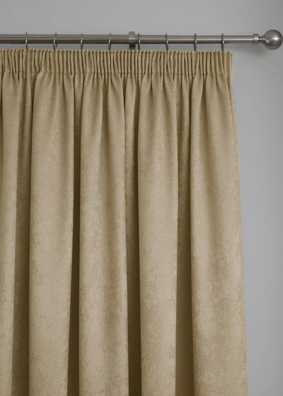 Fusion Galaxy Dimout Yellow Pencil Pleat Curtains