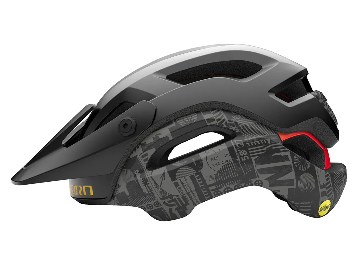 Giro Manifest Spherical MTB Helmet - Matt Black Hypnotic - 2020