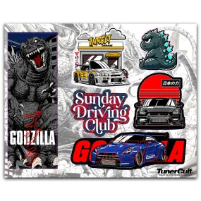 GODZILLA STICKER SHEET