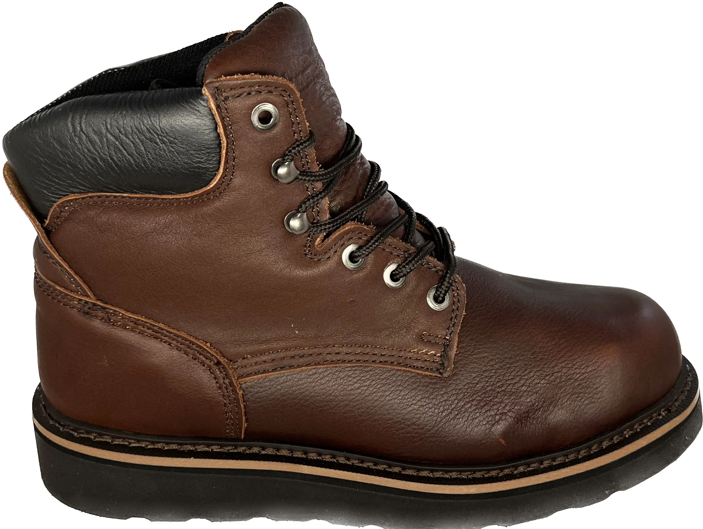 Golden Retriever 2901 6 Soft Toe Work Boot::Brown