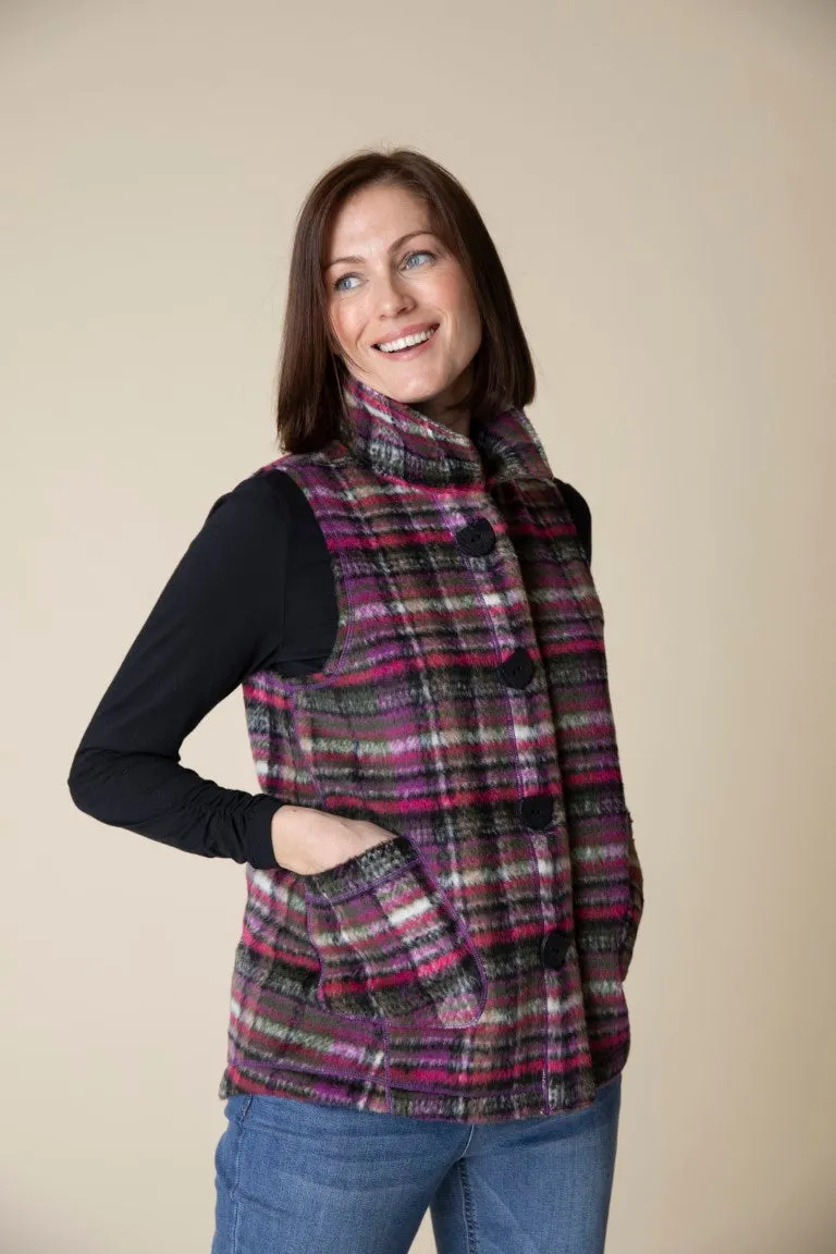 Habitat 42931 Totally Tartan Angled Pocket Vest