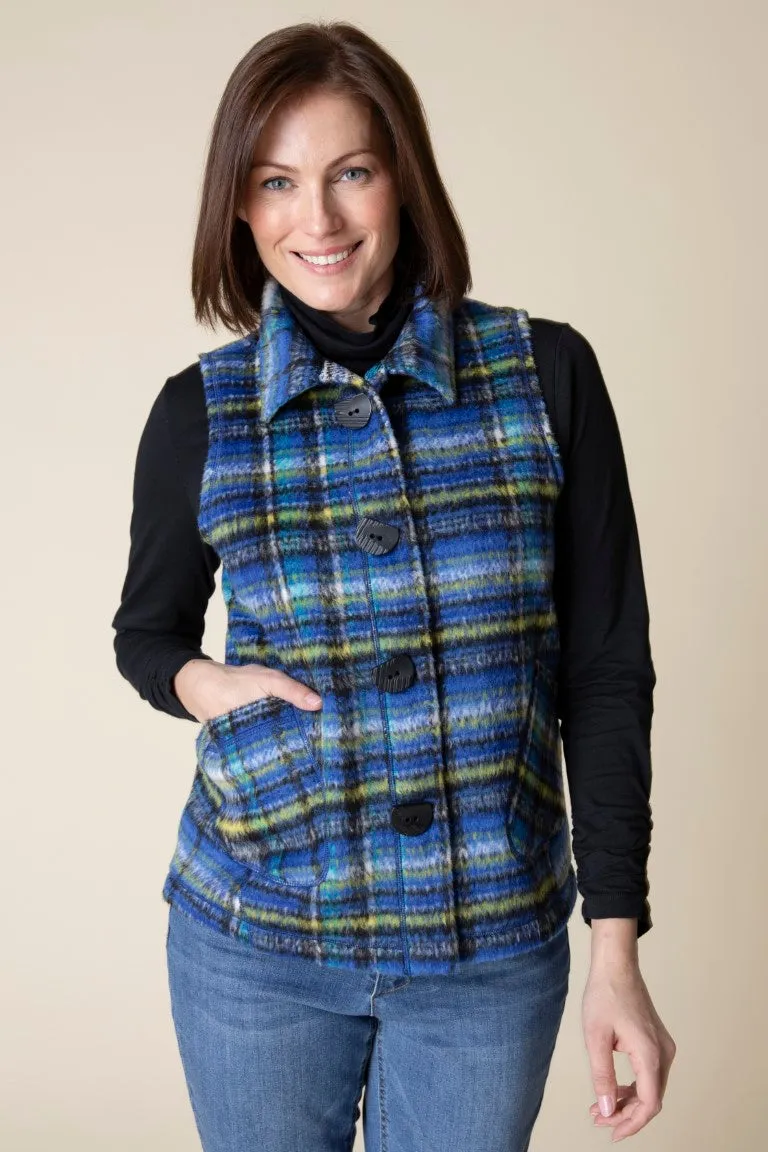 Habitat 42931 Totally Tartan Angled Pocket Vest