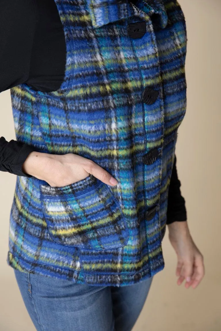 Habitat 42931 Totally Tartan Angled Pocket Vest