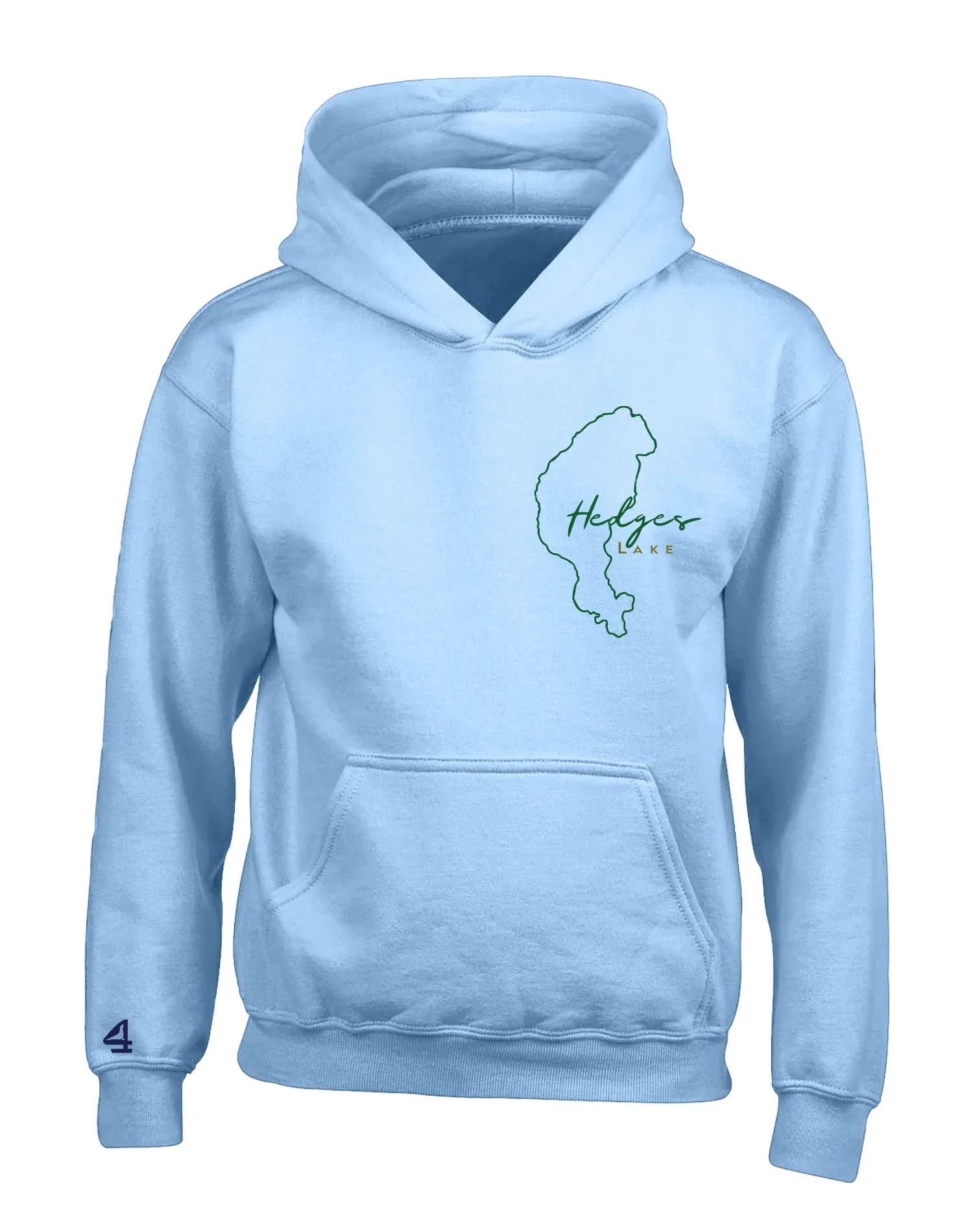 Hedges Lake Map Hoodie