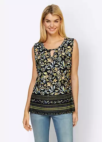 Heine Sleeveless Printed Top | Grattan