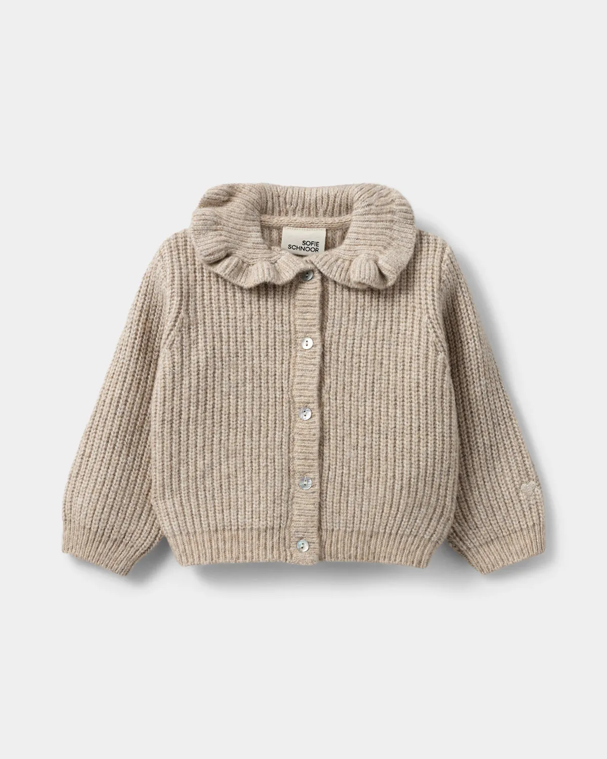 HENNYSB CARDIGAN - Ecru melange