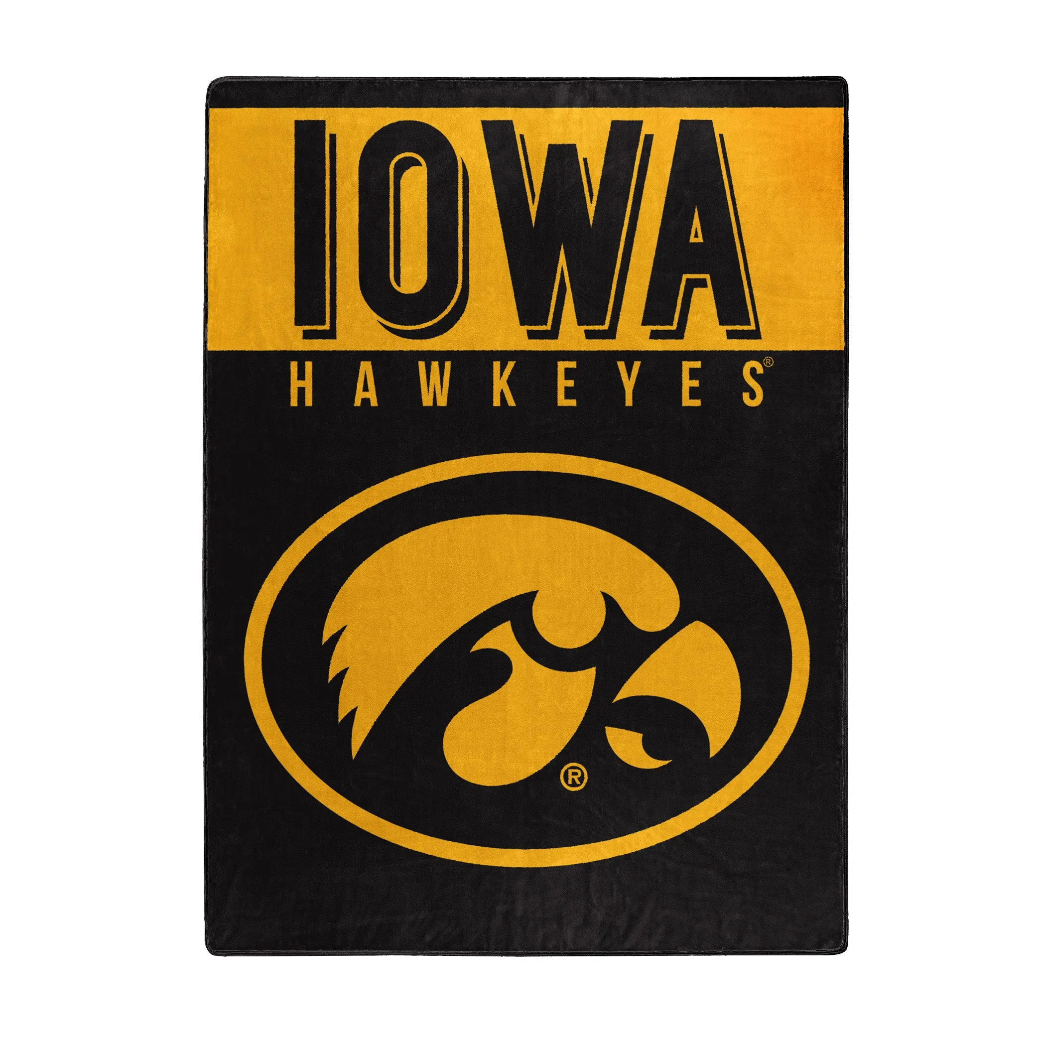 Iowa Hawkeyes 60 x 80 Basic Royal Plush Blanket