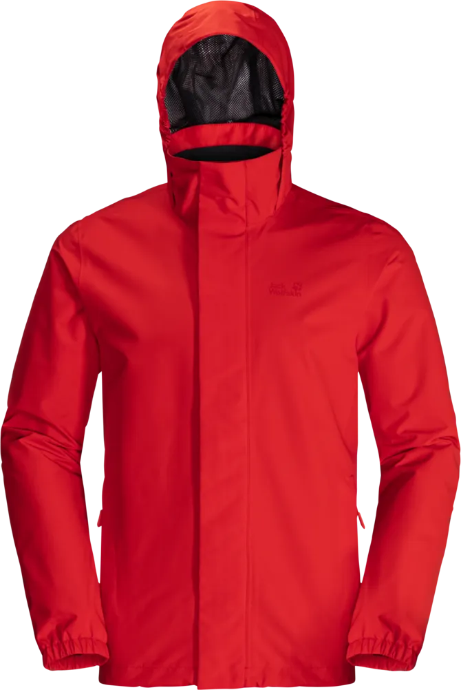 Jack Wolfskin Men's Stormy Point 2-Layer Jacket Adrenaline Red | Buy Jack Wolfskin Men's Stormy Point 2-Layer Jacket A