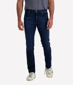 Jacob Cohen Nick 5 Pocket Slim Fit Jeans in Dark Blue