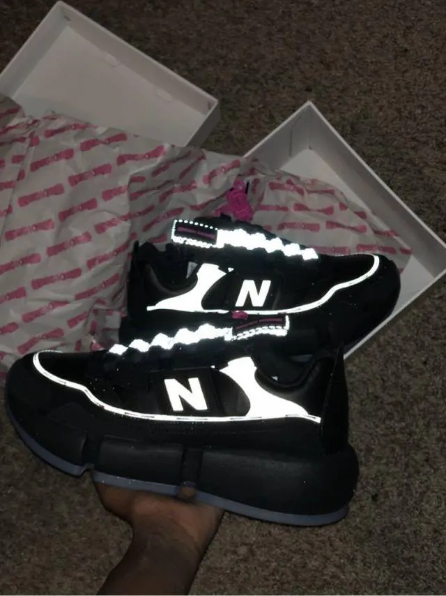 Jaden smith x new balance vision racer black pink