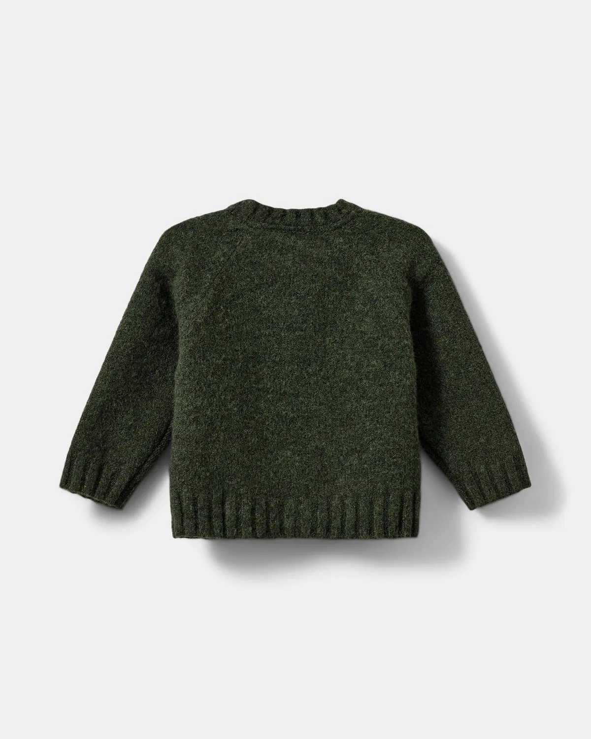 JOEYSB CARDIGAN - Green Melange