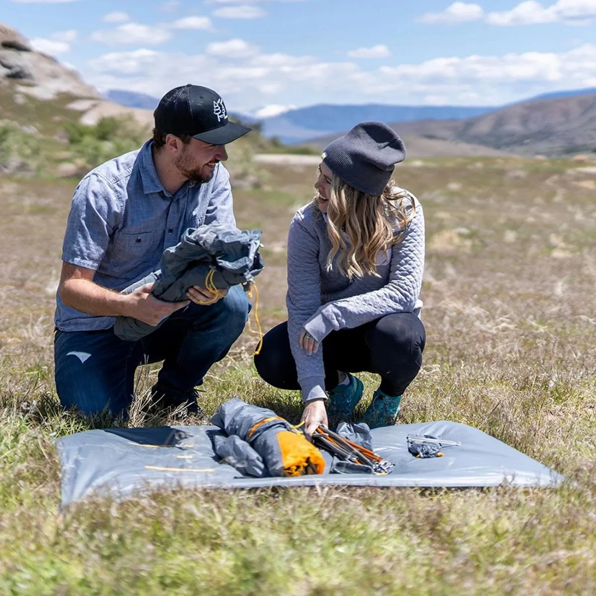 Klymit Maxfield 2 Person Tent - Orange/Grey