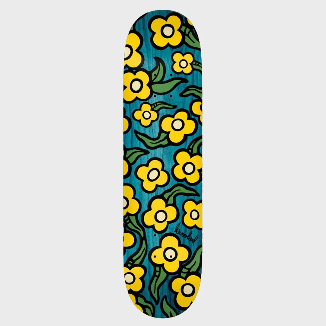 Krooked Skateboards - 7.75 Wild Style Flowers Skateboard Deck