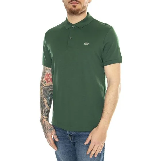 Lacoste Maglietta M/C 132 Green Polo Shirt - Polo Uomo Verde