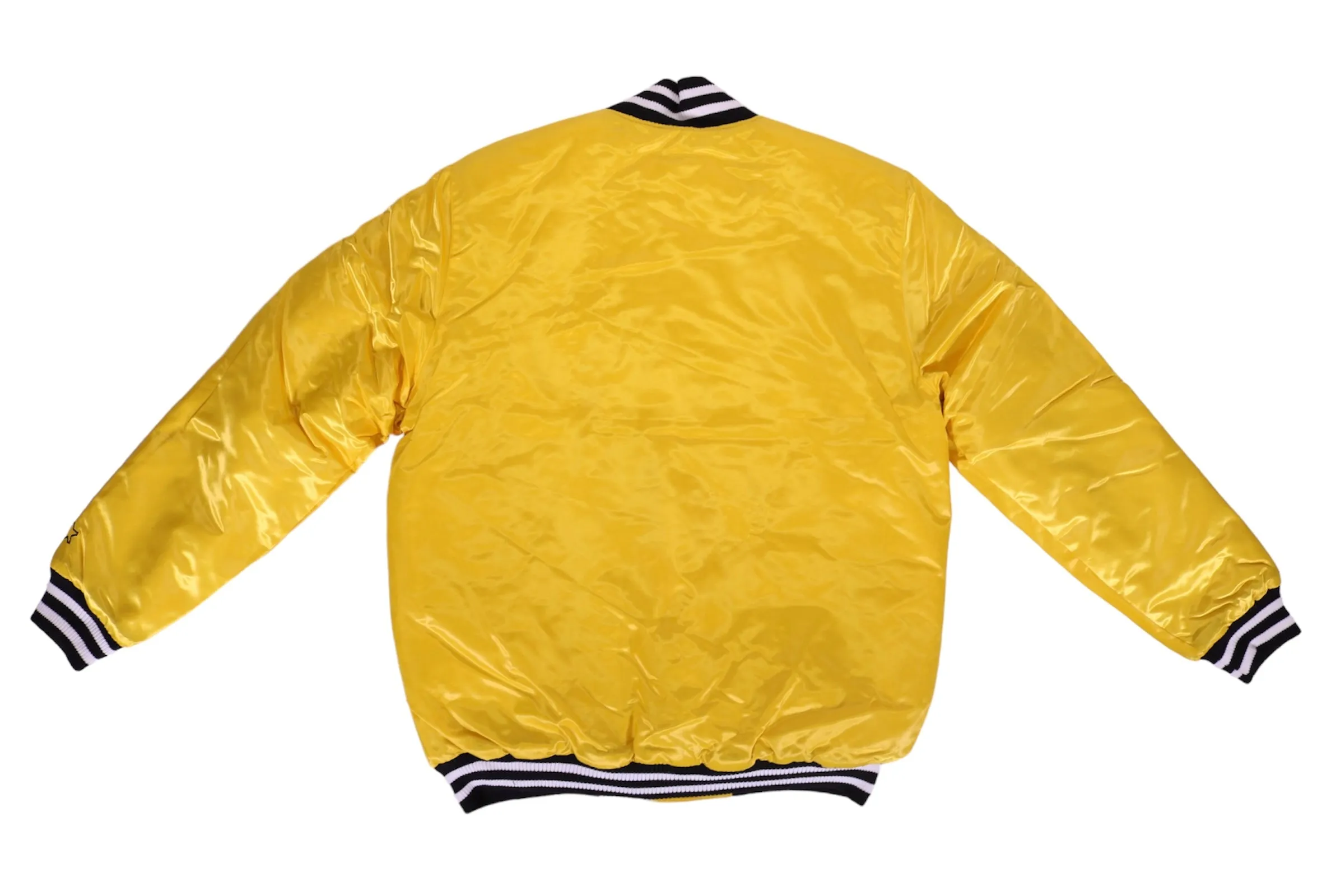 Lakers Cross Bronx Satin Varsity Jacket