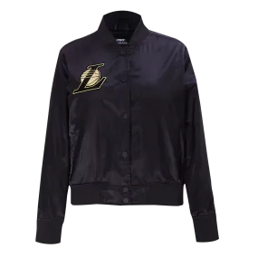 Lakers Womens Holiday Glam Satin Jacket