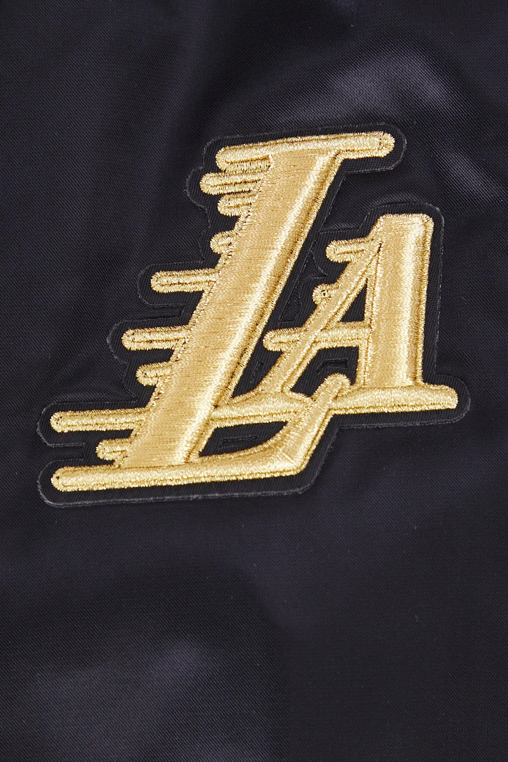 Lakers Womens Holiday Glam Satin Jacket