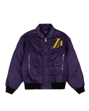 Lakers x Brain Dead Flight Jacket