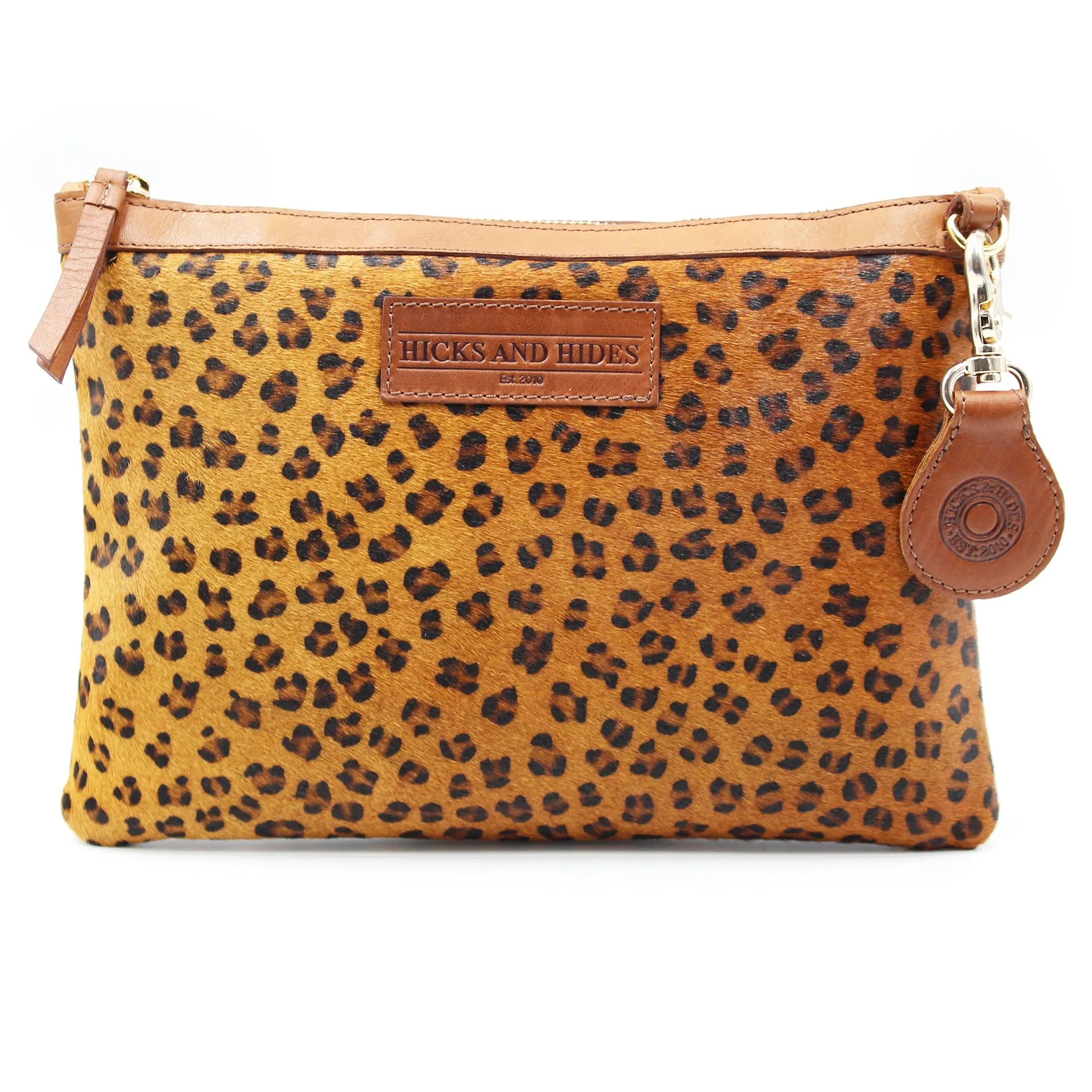 Leopard Print Clutch & Shoulder Bag