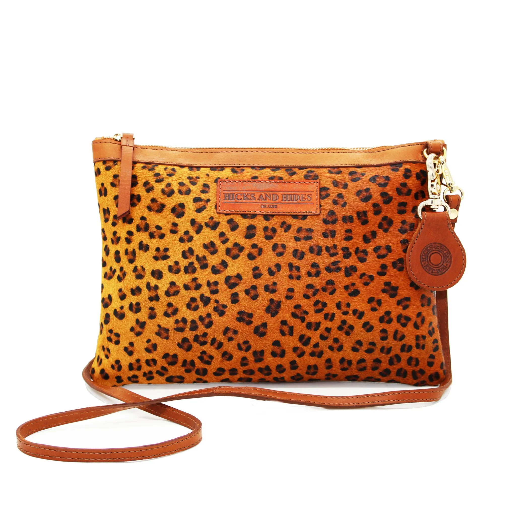 Leopard Print Clutch & Shoulder Bag