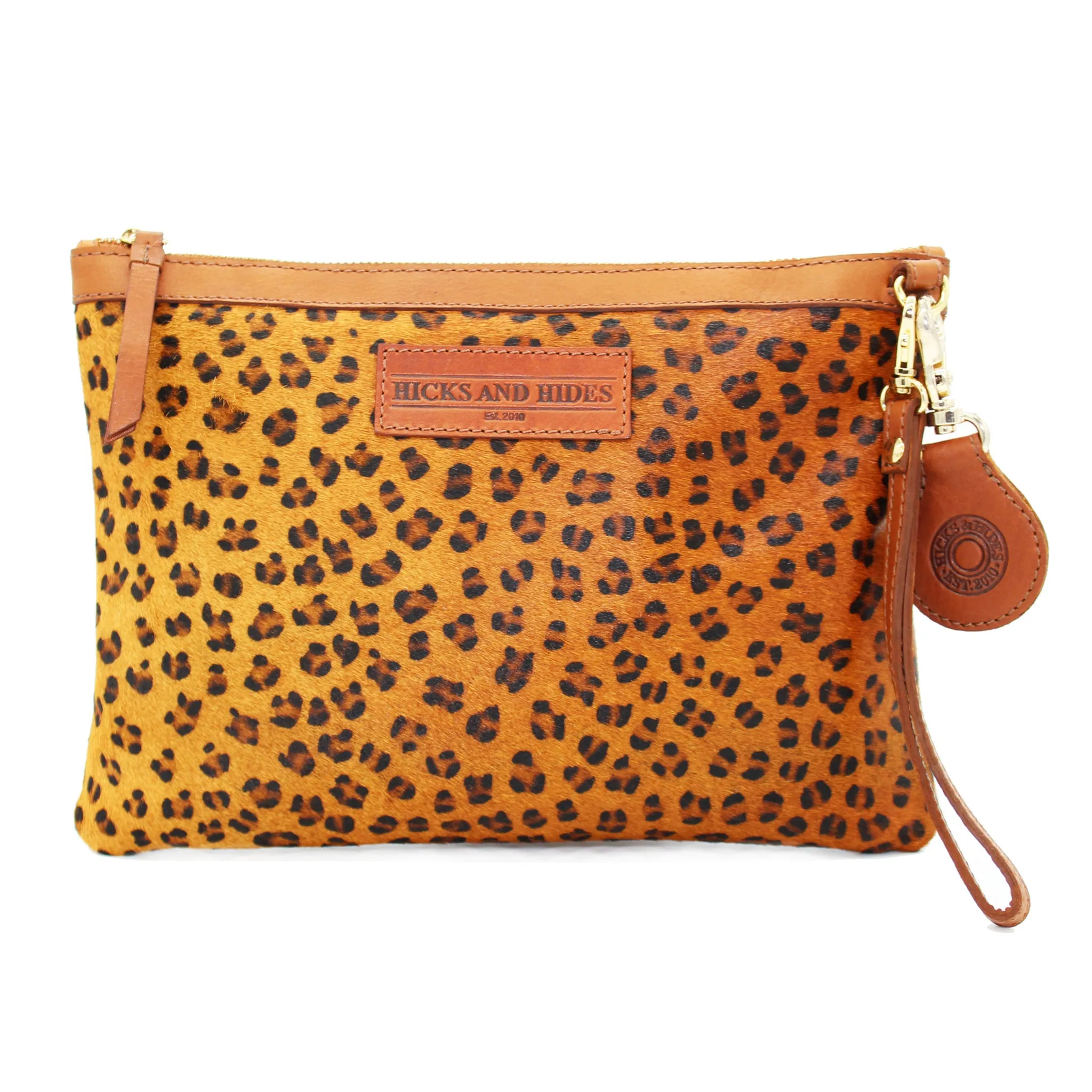 Leopard Print Clutch & Shoulder Bag