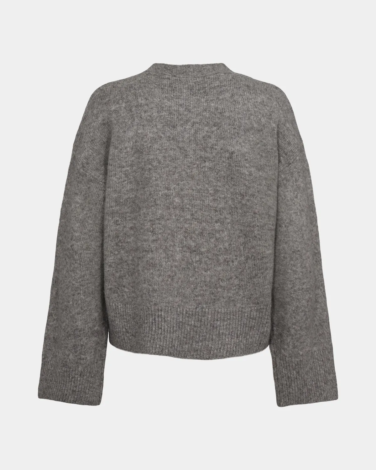 LEVASW CARDIGAN - Grey mel