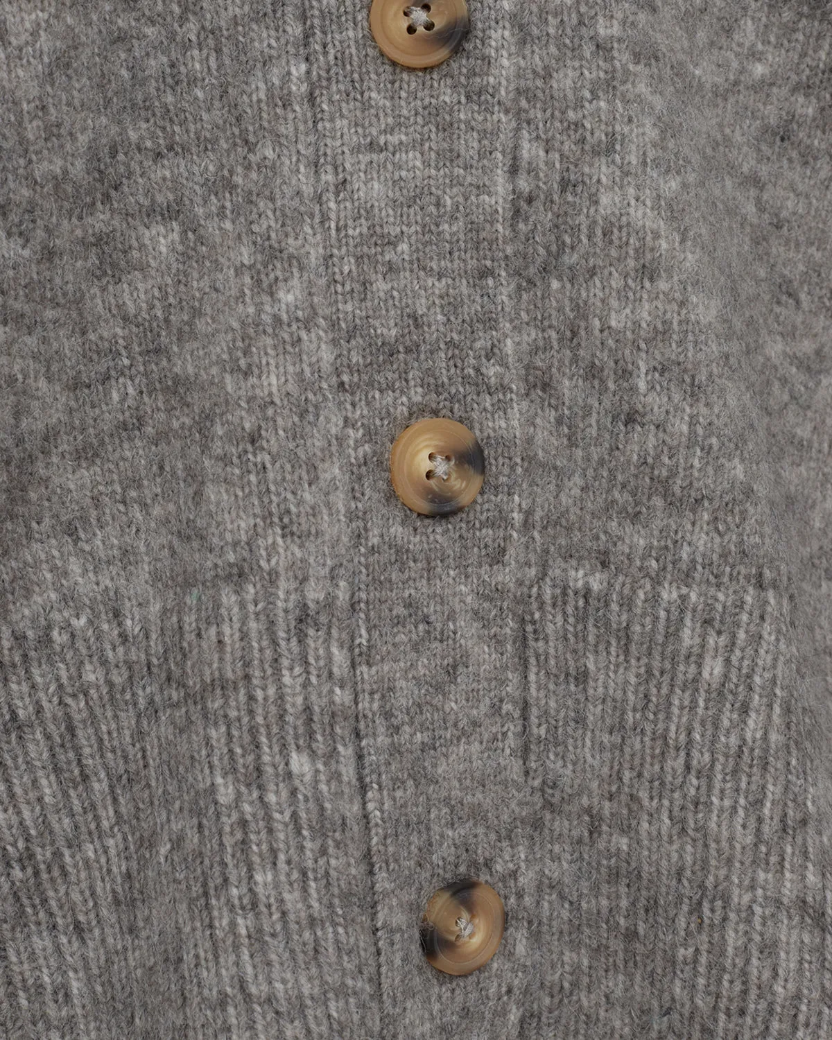 LEVASW CARDIGAN - Grey mel