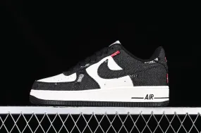 Levis x Nike Air Force 1 07 Low Denim Black White Red VT5698-567