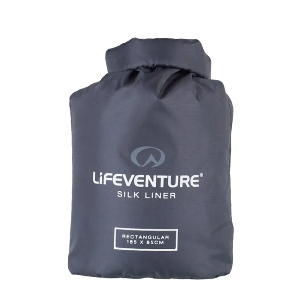 Lifeventure Silk Sleeping Bag Liner - Rectangular