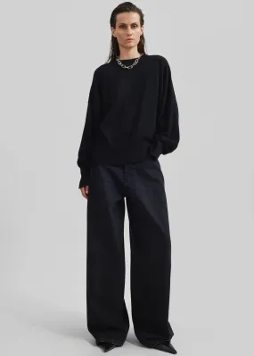 Loulou Studio Anaa Cashmere Sweater - Black