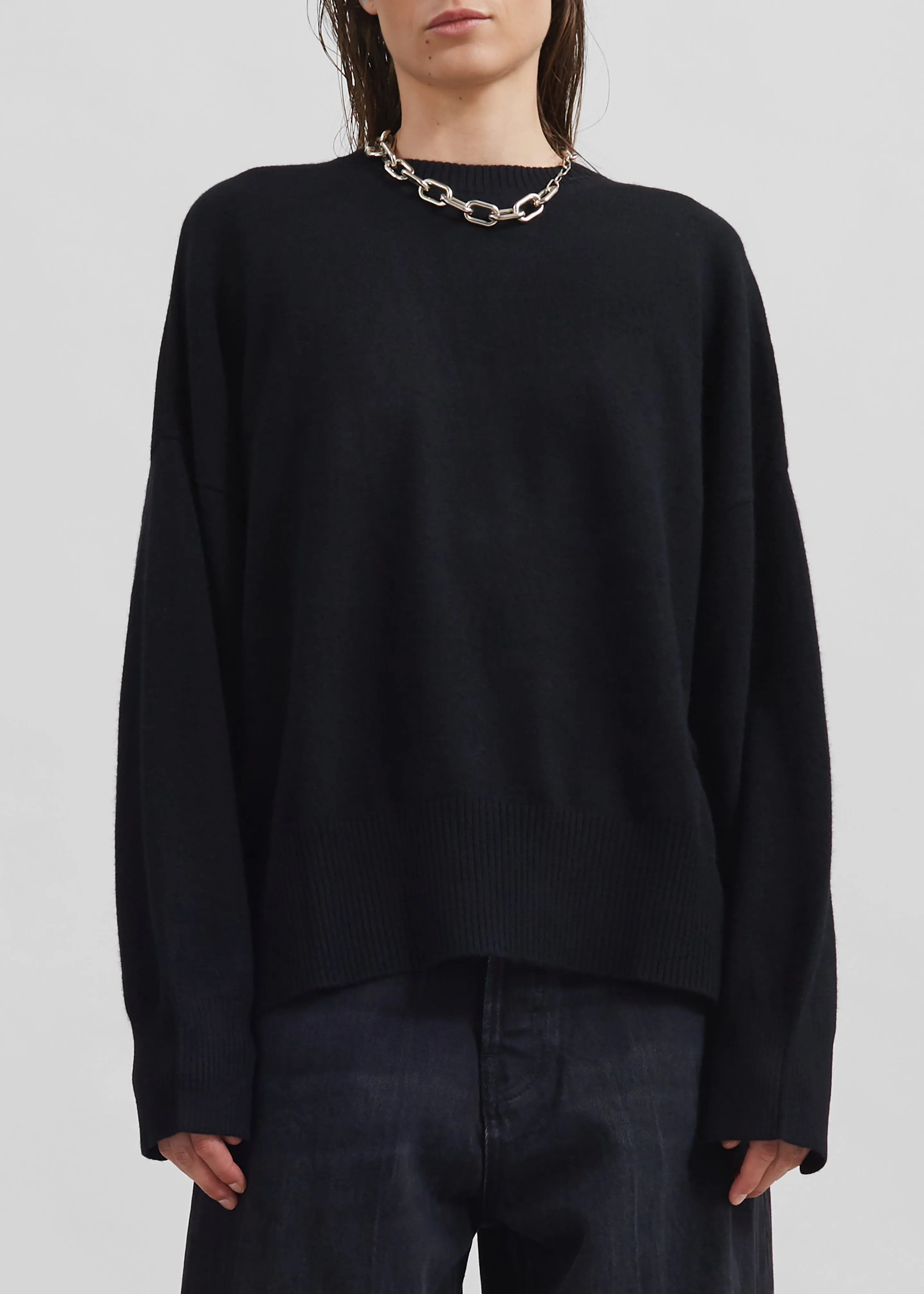 Loulou Studio Anaa Cashmere Sweater - Black