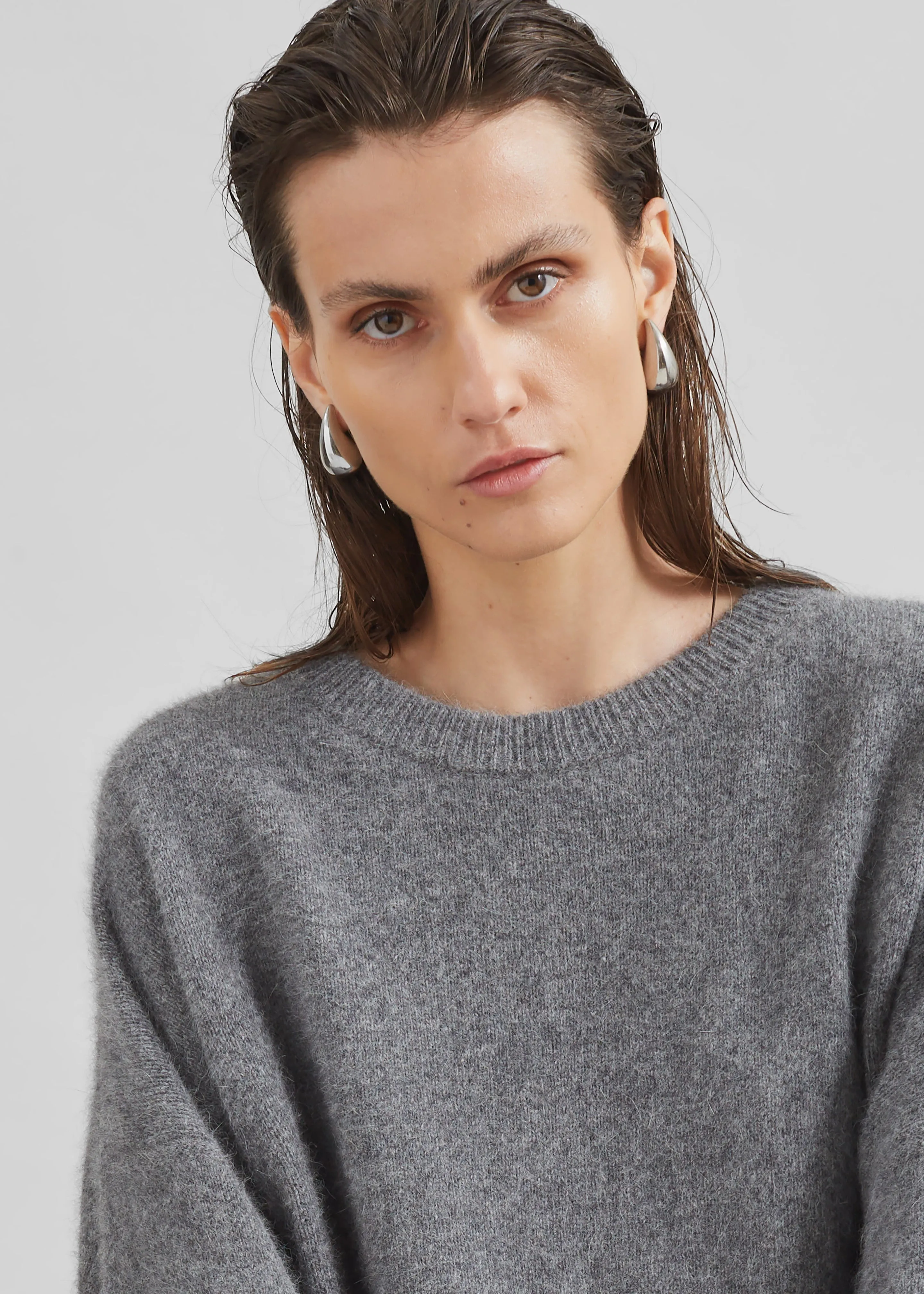 Loulou Studio Ropo Sweater - Anthracite