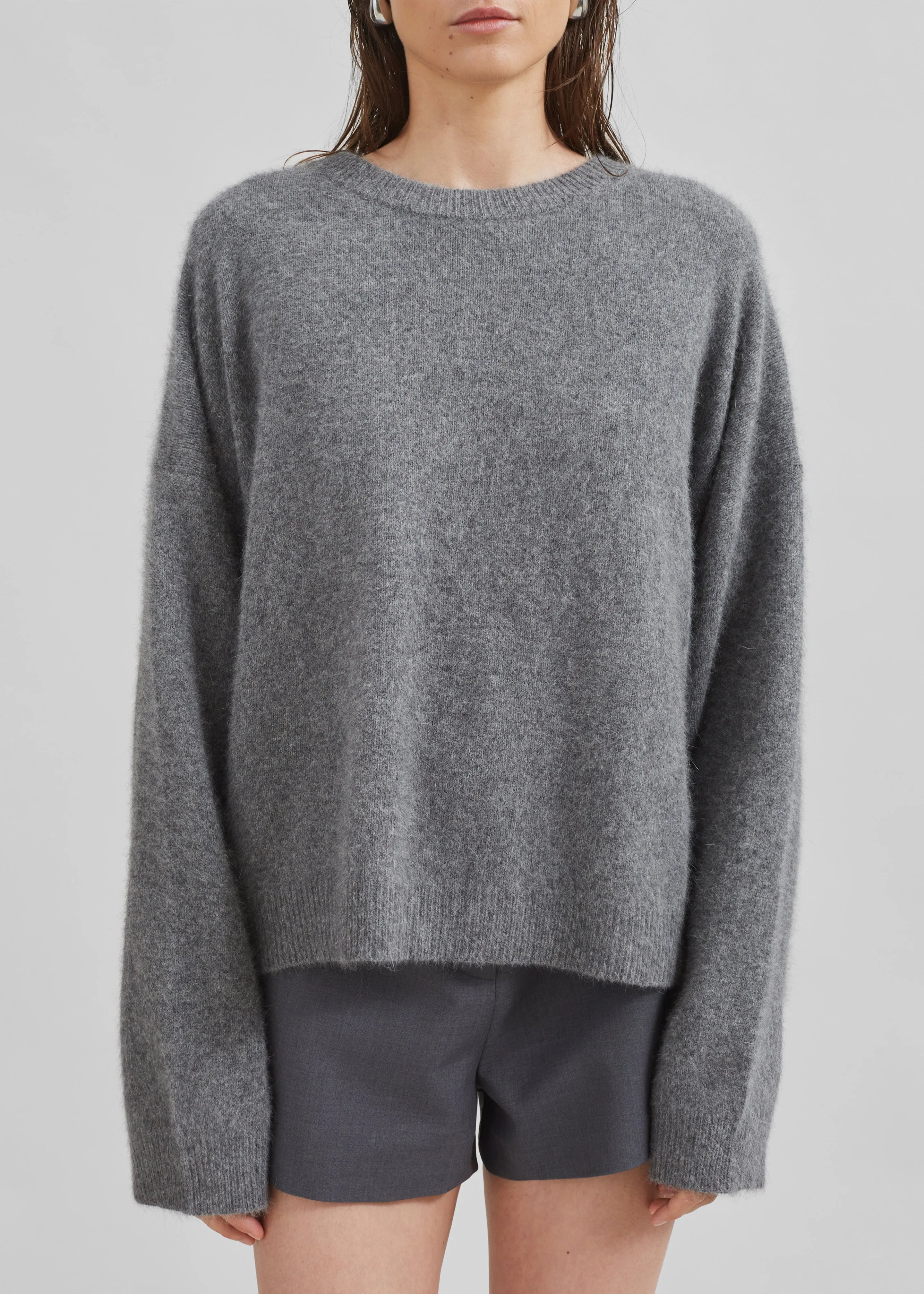 Loulou Studio Ropo Sweater - Anthracite