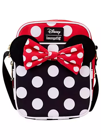 Loungefly Disney Minnie Rocks the Dots Nylon Passport Crossbody Bag | Kaleidoscope