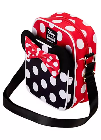 Loungefly Disney Minnie Rocks the Dots Nylon Passport Crossbody Bag | Kaleidoscope