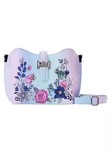 Loungefly Disney Sleeping Beauty 65th Anniversary Floral Crown Crossbody Bag | Kaleidoscope