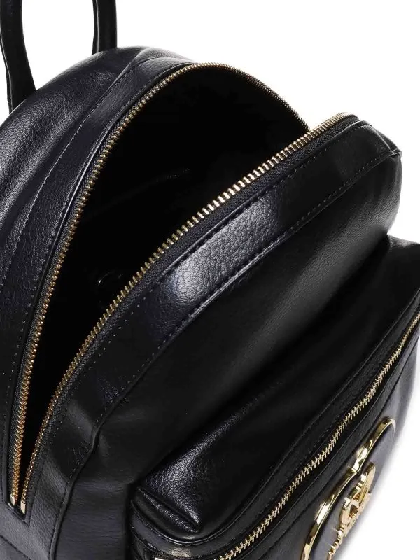 Love Moschino Round Backpack In Smooth Leather