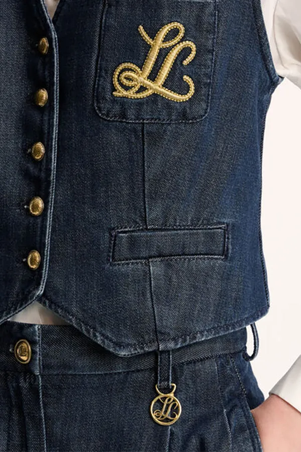 Luisa Spagnoli SCUDIERO DENIM VEST