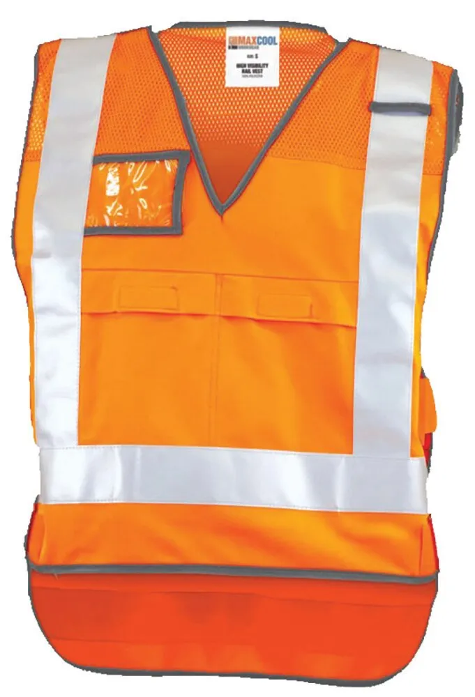 Luke Penrith MAXCOOL RVIB NSW Rail Vest - Indigenous - Bio X Back Tape - Orange XS