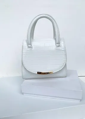 Maggie Mini Crossbody Croc Embossed Bag-***FINAL SALE***