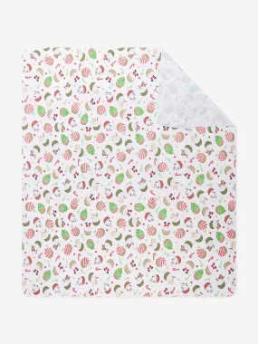 Magnolia Baby Baby Festive Cupcakes Swaddle Blanket in White