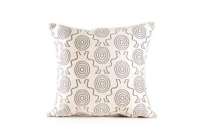 Mahli (Wind) Large Pillow - White Cream