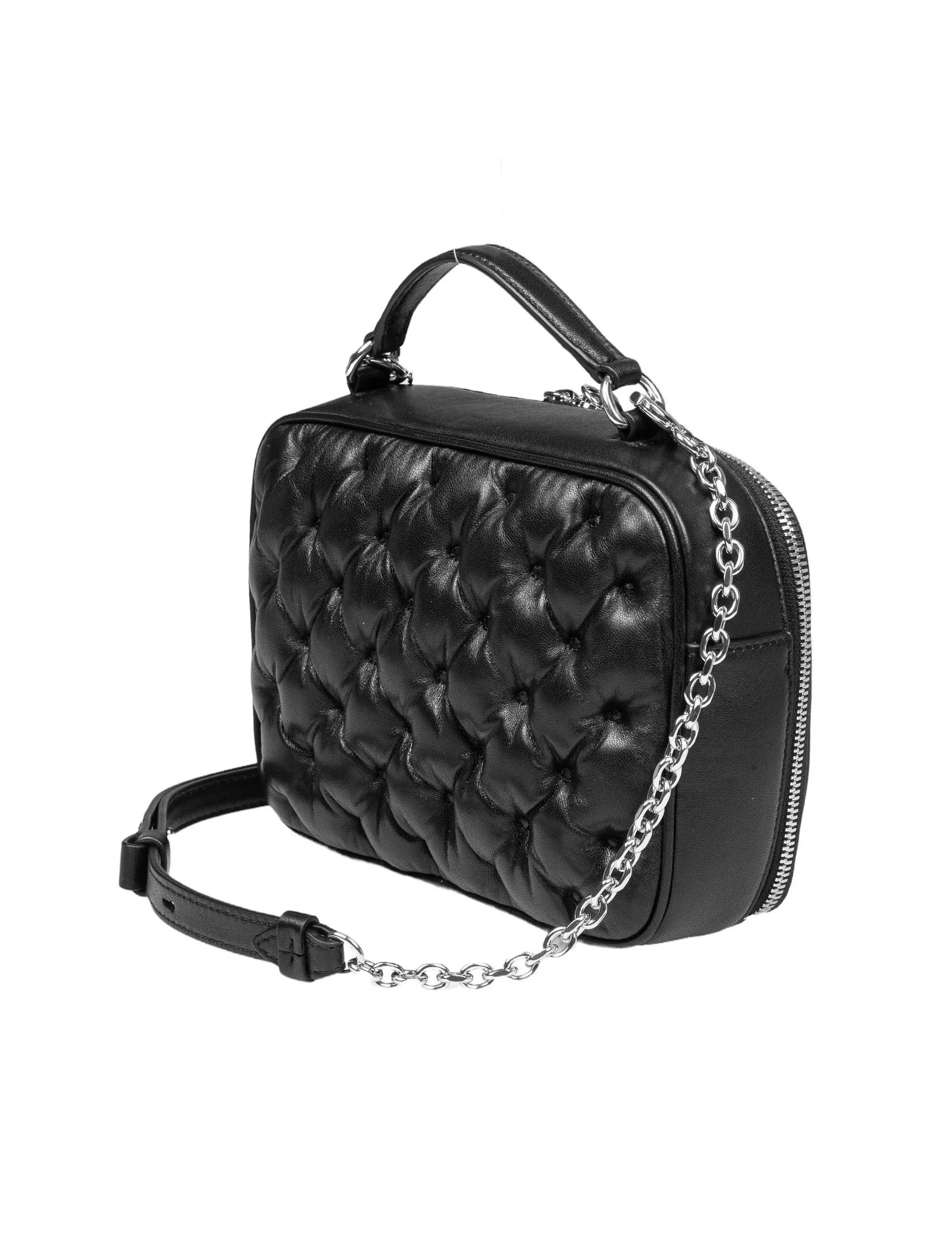 MAISON MARGIELA GLAM SLAM CAMERA BAG MEDIUM IN NAPPA COLOR BLACK