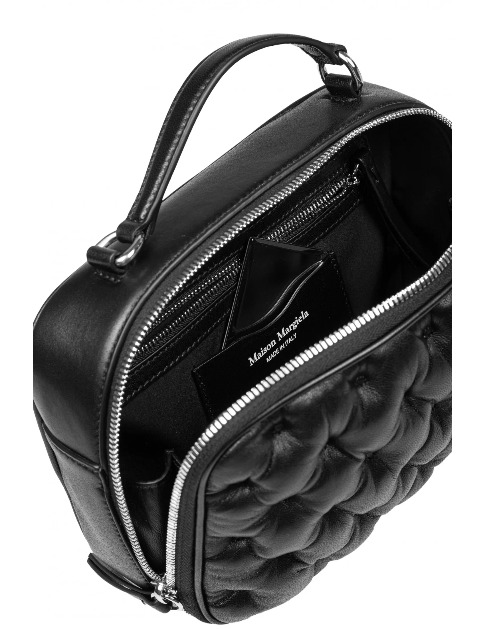 MAISON MARGIELA GLAM SLAM CAMERA BAG MEDIUM IN NAPPA COLOR BLACK