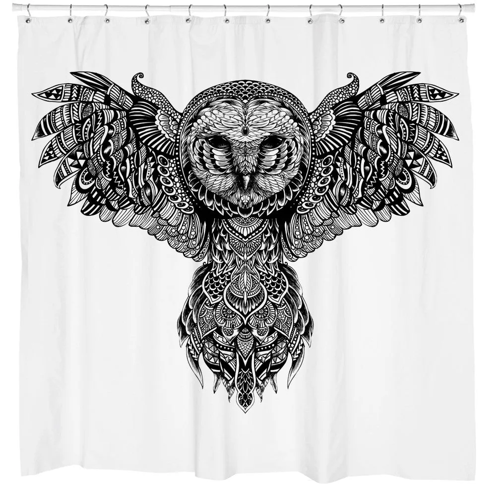 Majestic Owl Shower Curtain