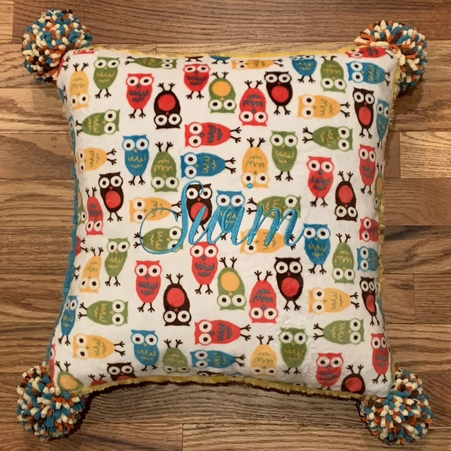 Many Owls Swim Pillow